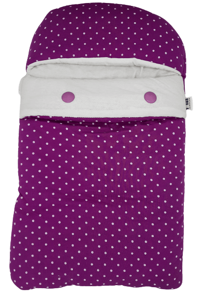 The_newborn_store_carry_nest_sleeping_bag_Purple_Dots